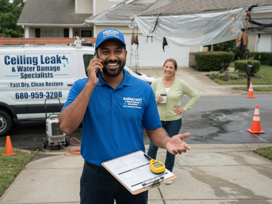 Ceiling Leak Cleanup Alvo, NE FAQs